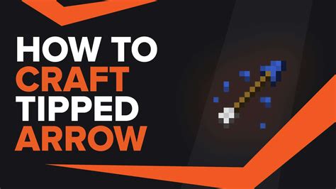 Its a 160 chance or 0. . How to make tipped arrows bedrock